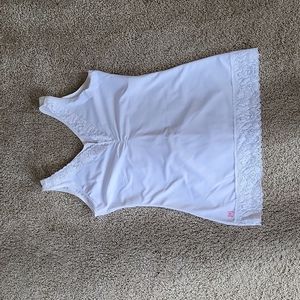 Ruby Ribbon Tank, Size 34, White, Very gently used